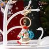 Santa Claus Keychain Pendant Cute Cartoon Bag Pendant Gift
