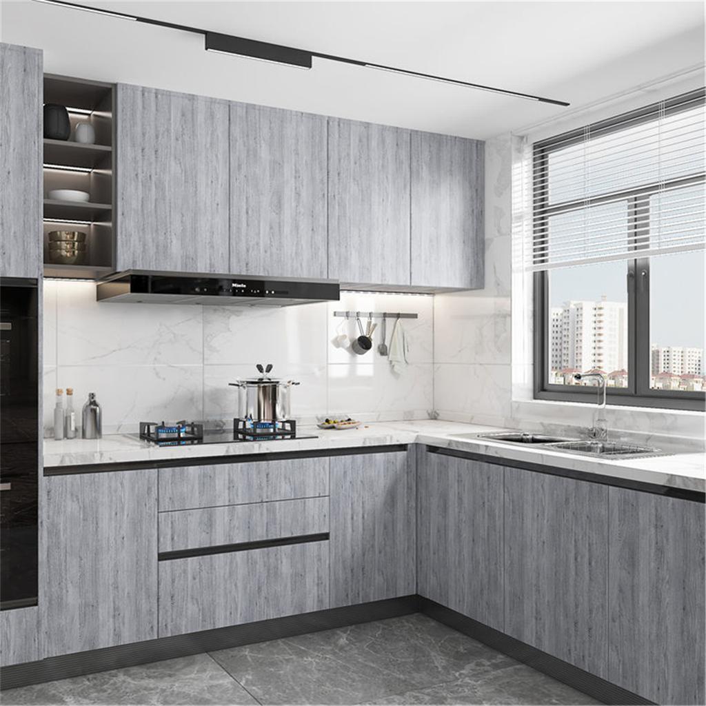60/80Cm Wide Wood Sticker For Furniture Wall Cover Pvc Wallstickers Do-It-Yourself Water-Repellent Walls Kitchen Door Wardrobe Cabinet Decor Film