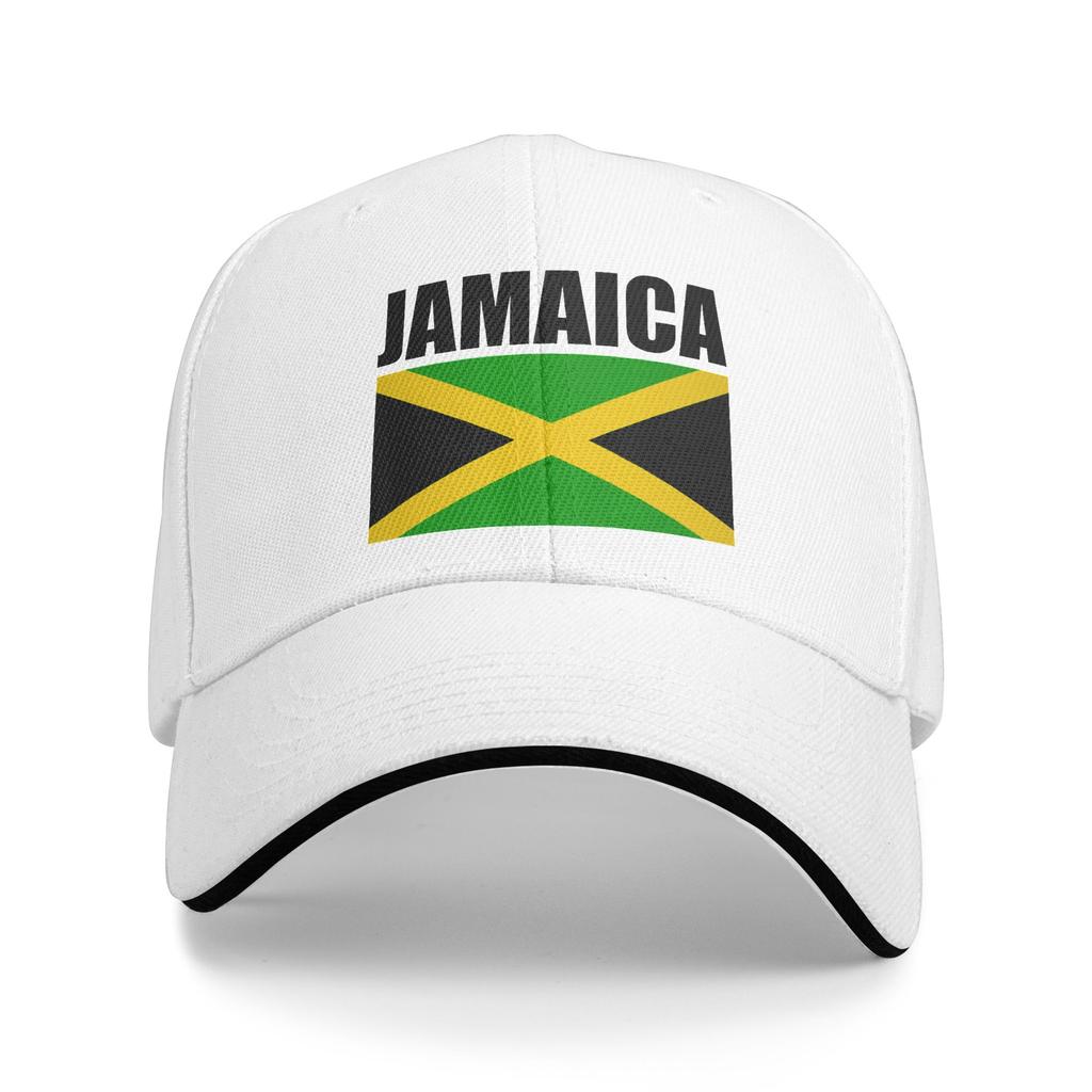 Summer Jamaican Flag Love Jamaica Baseball Cap Outdoor Gym Stylish Print Sun Trucker Hat Unisex Adult SunProof Snapback Cap