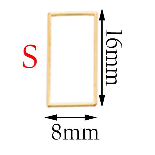 20pcs 3 Size Gold Stainless Steel Charm Pendant Open Bezels Hollow Pressed Resin Frame Mold Bezel DIY Jewelry Making Accessories