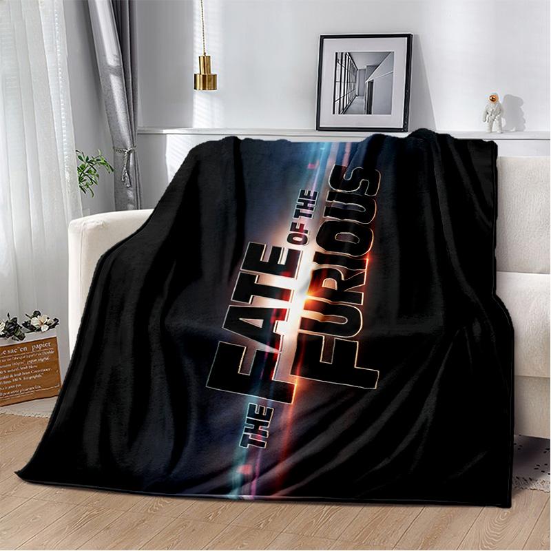 HD 10 Fast & Furious X 3D Printed Soft Plush Blanket,Flannel Blanket Throw Blanket for Living Room Bedroom Bed Sofa Picnic Kids