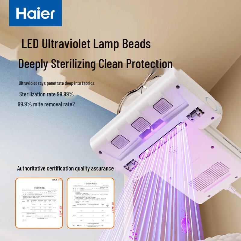 Haier WhiteChoc UV Bed Mite Vacuum Cleaner