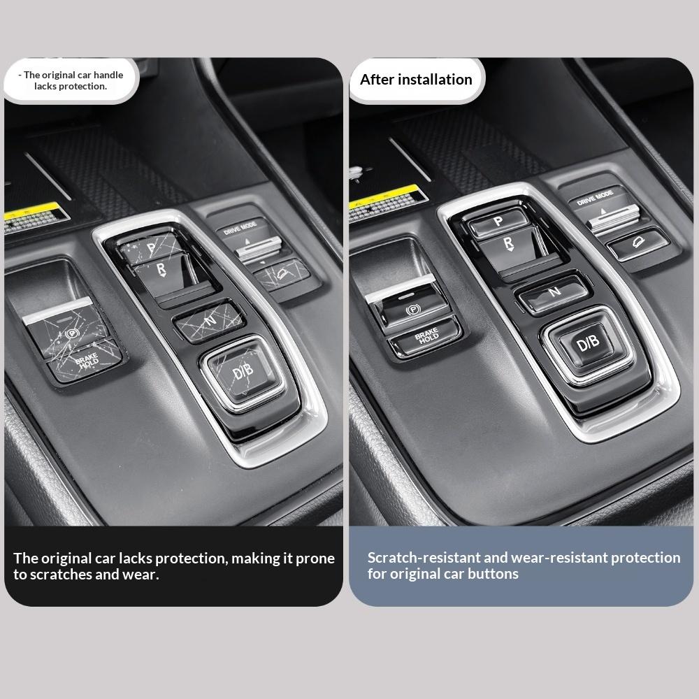 Fit For Honda CRV Breeze 2023-2026 Center Console Gear Shift Button Sticker Gear Position Epoxy Resin Protective Pad
