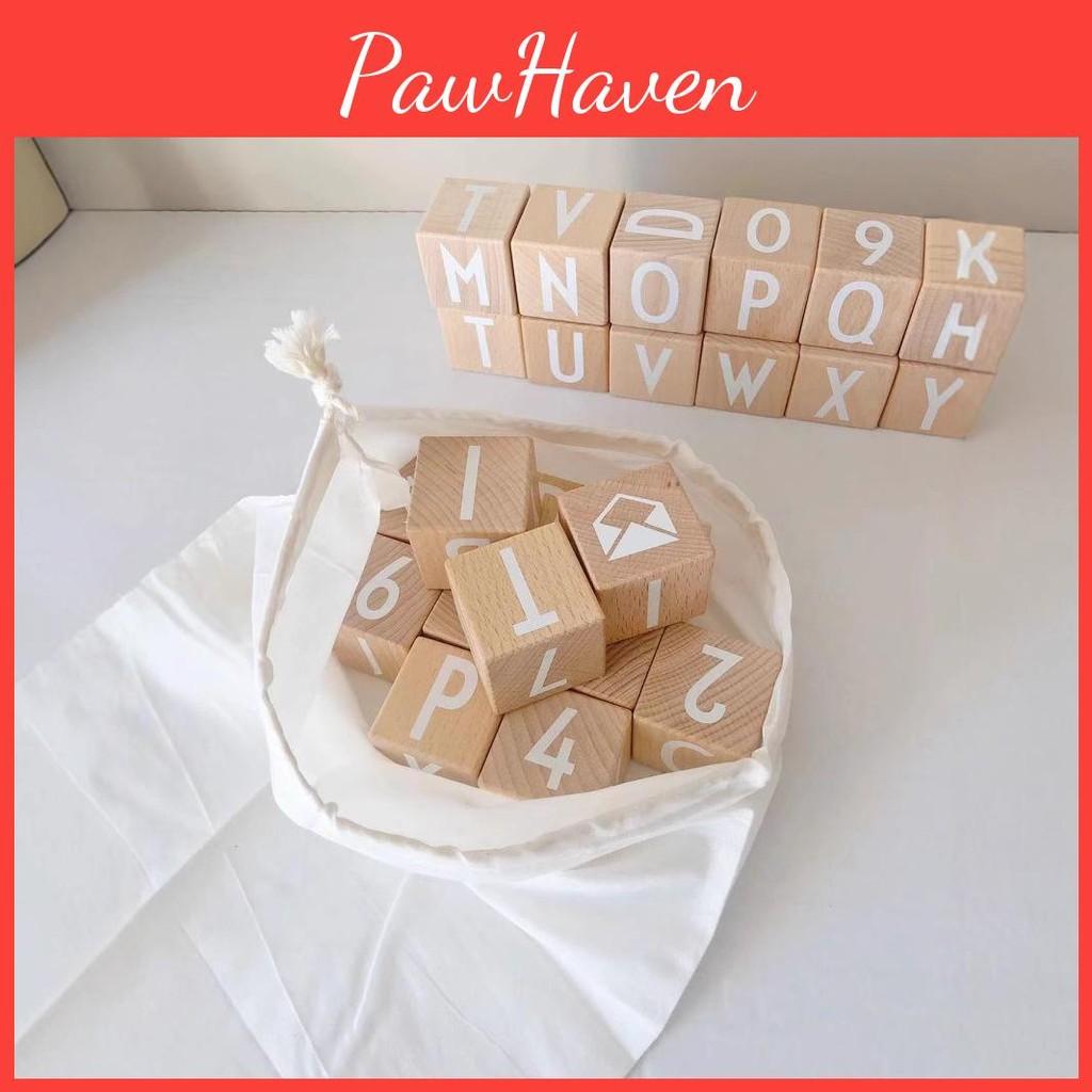 Cube 26 Letter Building Block Children Puzzle Toy Set For Kid Interaction