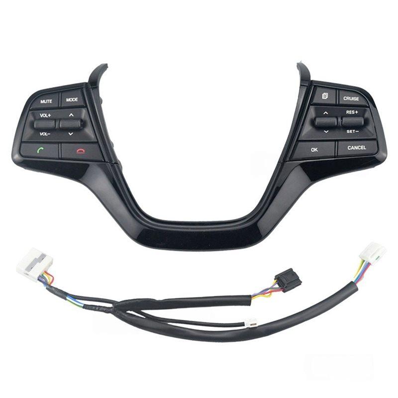 Powerful For Hyundai Elantra 1.6L 2016- Car Multifunction Steering Wheel Cruise Switch Control Volume Telephone Button Switc