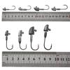 Cnjh03 Metal Fishing Hooks With Barbs Non-slip  Head Hook Soft Lure Hooks Fishhooks Fishing Tackle