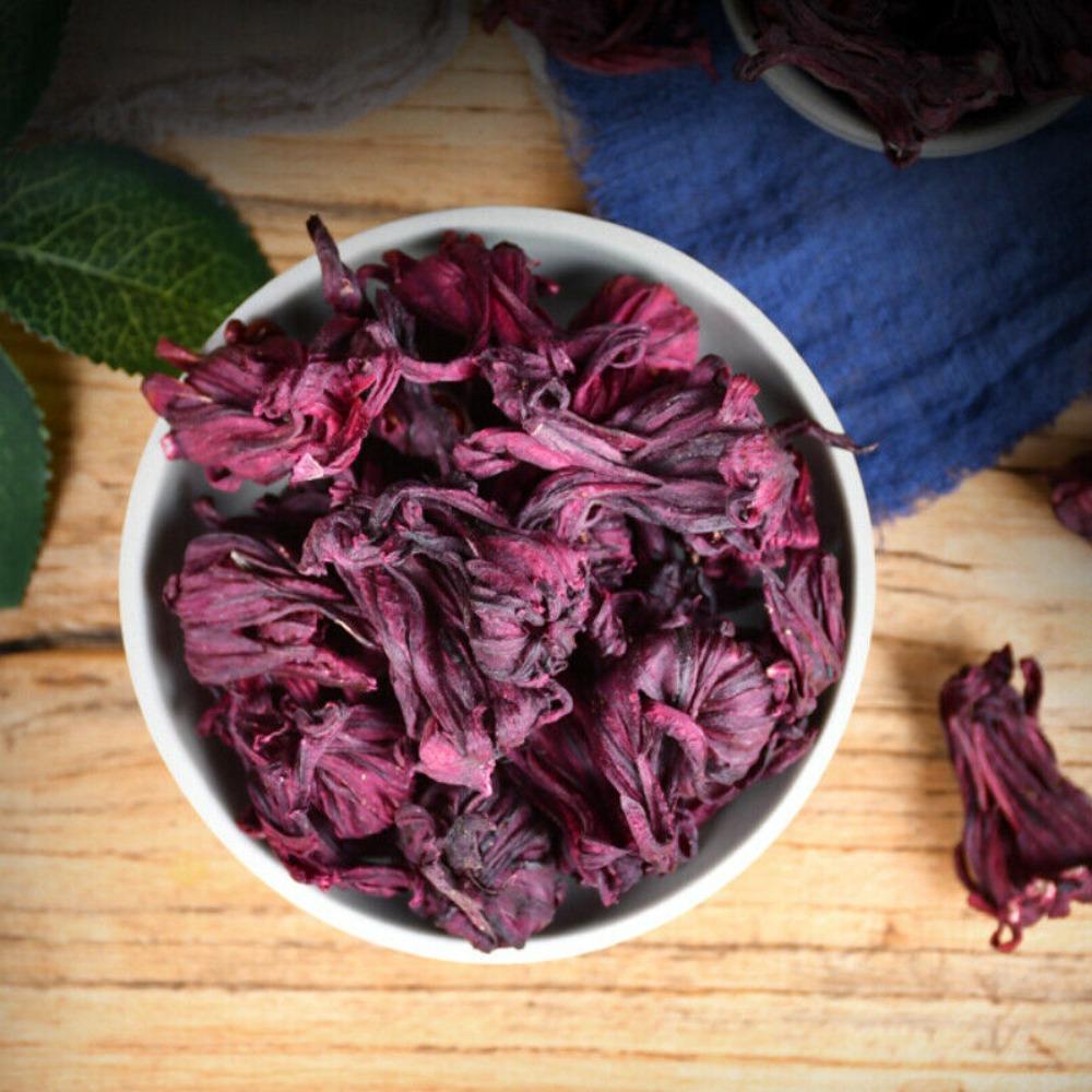 80g Tisana Biologica ai Fiori di Ibisco Bevanda Energetica Naturale per Donne Uomini Cura della Salute