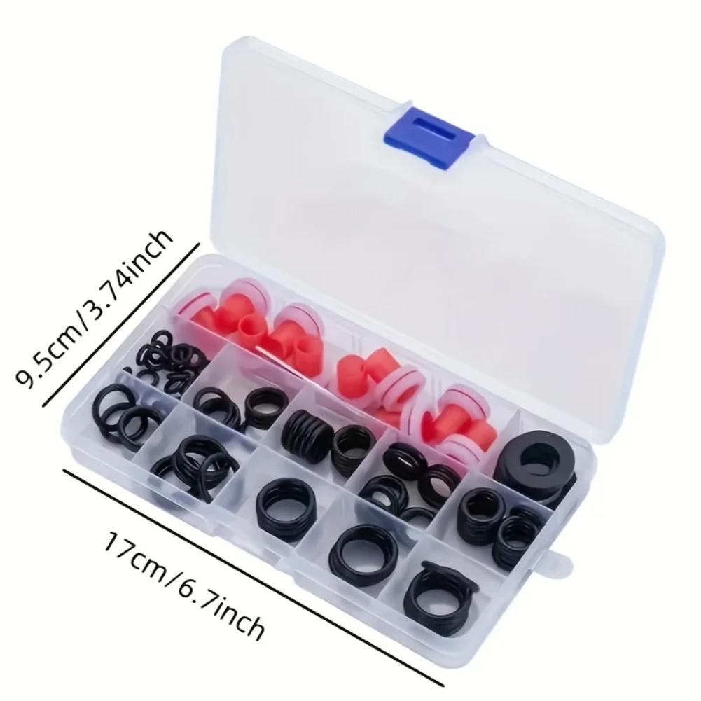 Silicone Sealing Ring Washer Wrench Kit Faucet Seal O-Ring Gaskets Repair Kit For Kitchen & Bathroom Replacement Accessories