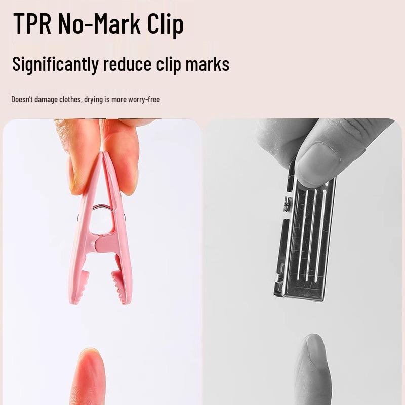 Windproof Plastic Clothes Clips for Rack or Quilt Drying