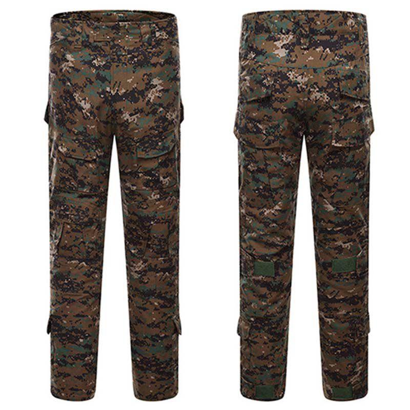 Men's Military Army Combat Tactical Airsoft Pants With Multi-pockets And Ergonomic Knee Design