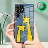 Giraffe Illustration Phone Case For Samsung S26 S25 S24 S23 S22 S21 S20 Edge Ultra Plus FE For Magsafe Glass Case