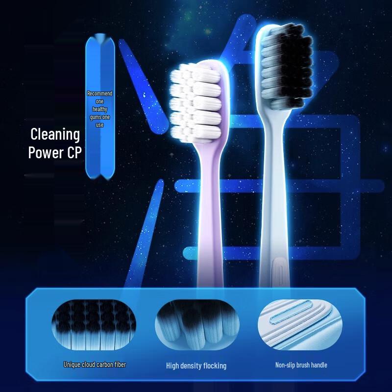 Yunnan Baiyao Clean & Protect Dual-Rotating Soft Bristle Toothbrush (6-Pack)