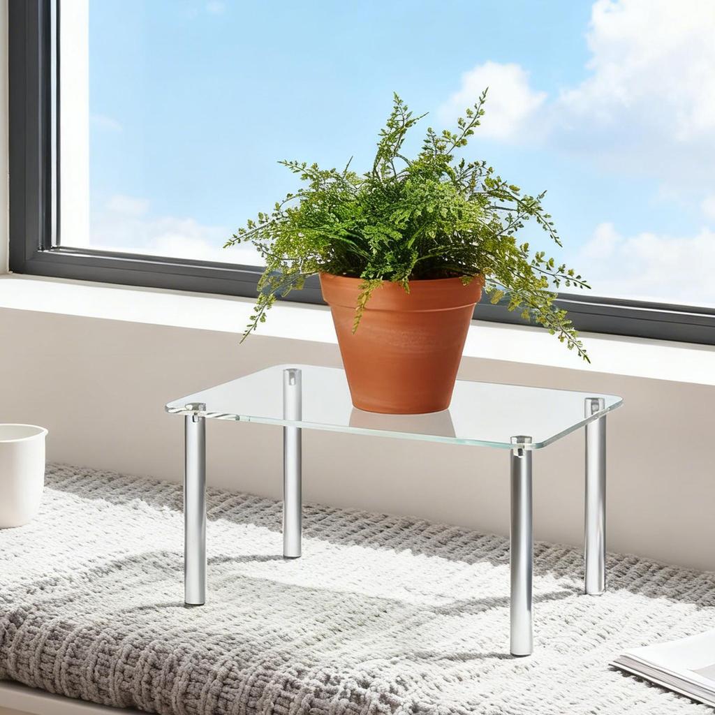 Risers Display Stands Modern Clear Storage Organizer Display Stand Risers For Decor Jewelry Collectible Figurines Flower Pots