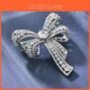 Elegant Goldplated Bowshaped Pin With Multifunctional Decor For Wedding And Occasion