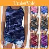Stylish Women's Ladies Sleeveless Camo Vest Tops With Breathable Fabric For Summer