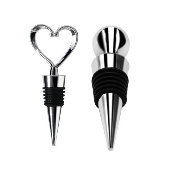 Červené víno Korkové zátky na láhve ve tvaru srdce a koule Dóza na šampaňské pro milovníky vína Doplňky k vínu Dárky k vánočním narozeninám