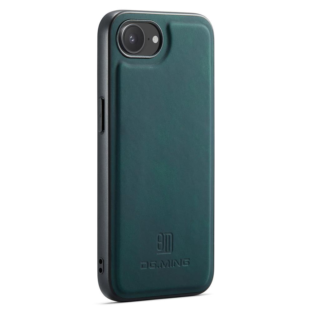 

DG.MING Для iPhone 16e Чохол PU Шкіра Покритий PC+TPU Гібридний Чохол для Телефону Green