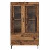 Highboard Reclaimed Wood 69.5 X 31 X 115 Cm Particleboard