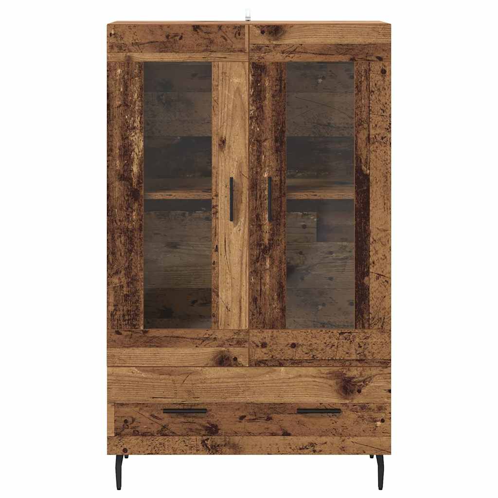 Highboard Reclaimed Wood 69.5 X 31 X 115 Cm Particleboard