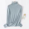Autumn And Winter Turtleneck 100 Wool Sweater Pullover Slim-Fit Knitted Sweater Worsted Wool Pile Long-Sleeved Cashmere Backing Sweater