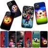 Für Samsung Galaxy A25 A37 A57 A12 A14 A31 A41 A50 A51 A70 A71 A72 A21S A04 M15 Note 20 9 8 10 Hülle Fußball Nr. 19 Football Nr. 19