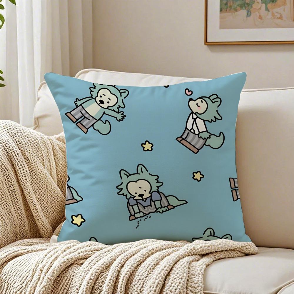 NICE Anime BBEASTARS Cushion Cover Pillowcase Antidustmite living Room Sofa Decor Cushion Room
