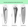 Child-Safe Anti-Splash Electroplated Nail Clippers - Large Size