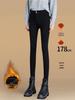 Women's Fleece-Lined High-Waisted Leggings, 2025 Winter Style, Thick Elastic Black Slim-Fit Pants