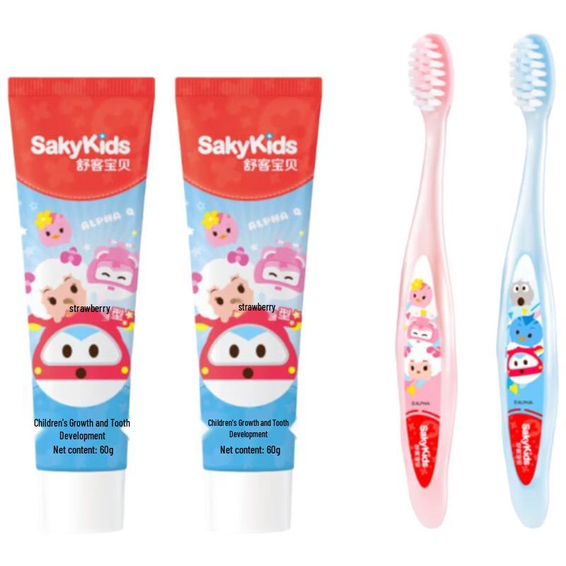Shuke Baby Toothbrush & Toothpaste Set