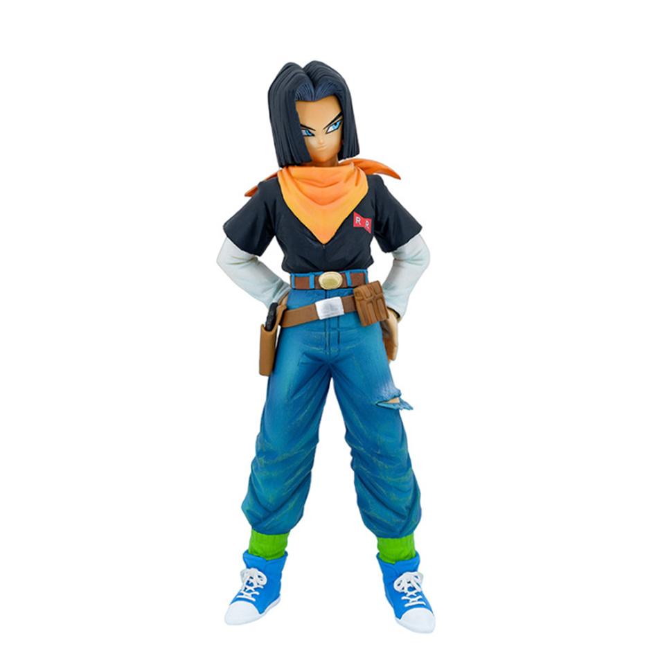 Anime Statuette Dragon Ball Z Android 17 18 Figure Pvc Action Figures Statue Decoration Desktop Anime Collection Peripheral Toys