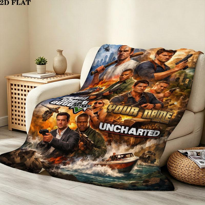 Custom Gta6 Blanket, High quality Comfortable for All Seasons, Home Decor, Warmth and Comfort