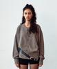 Thevinylhouse Round Neck Cardigan Brown