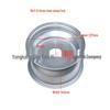 8" Steel Wheel ATV Beach Car: Four-Wheel Motorcycle with 8" Front (19X7-8) and Rear (18X9.50-8) Karting Iron Wheel Hub