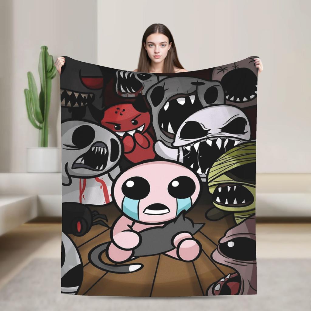 The Binding of Isaac Plush Blanket Kids Flannel Throw Blanket For Bedroom Soft Custom Quality Bedspread Gift
