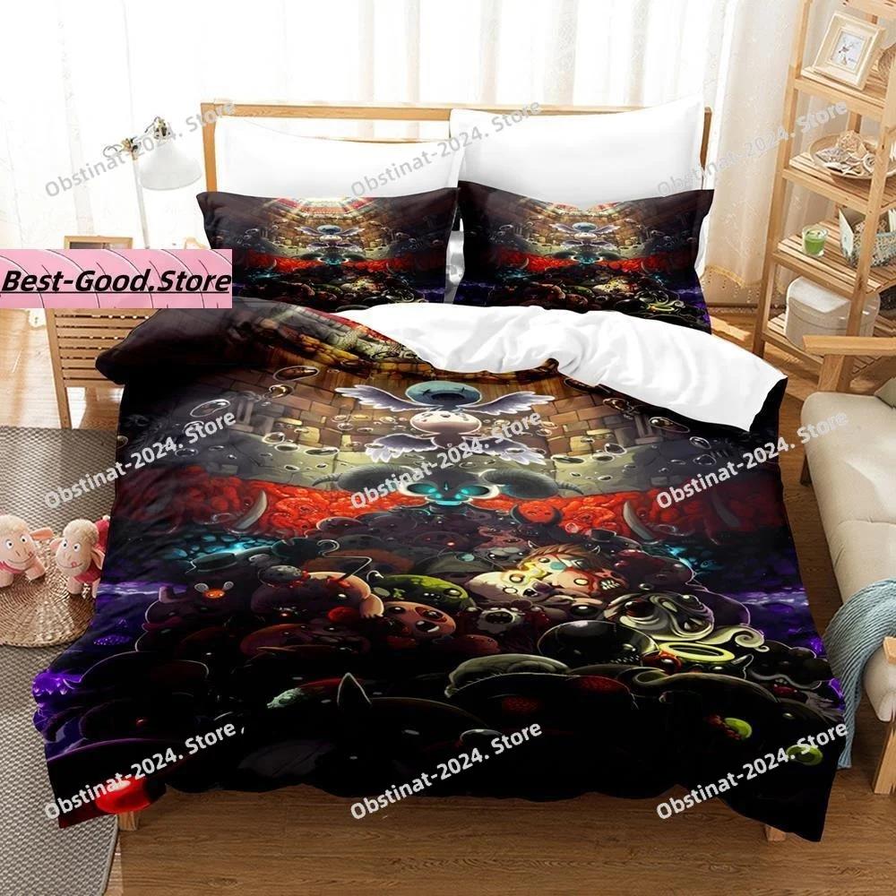 The Binding of isaac Bedding Set Printed Bed Set With Pillowcase Bed Duvet Cover Soft Single Double Queen Super King Size