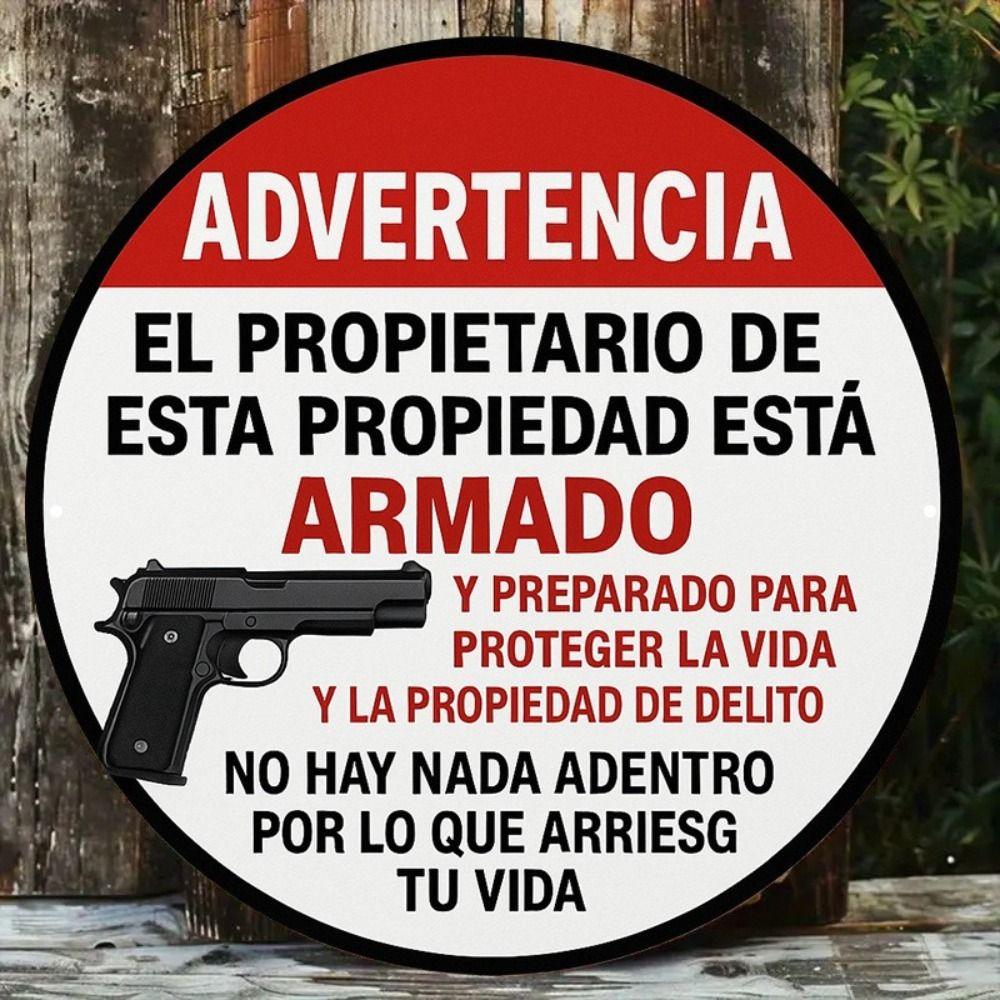 2D Flat Metal Wall Sign Decor