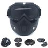 Vintage-Style Motorcycle Goggles Off-Road Riding Full Frame Windproof Protective Eyewear With Interchangeable Lenses