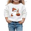 Boys Girls Child Fashion Daily Versatile Casual Crewneck Sweatshirts Daily Long Sleeve Patchwork Top Sweatshirts