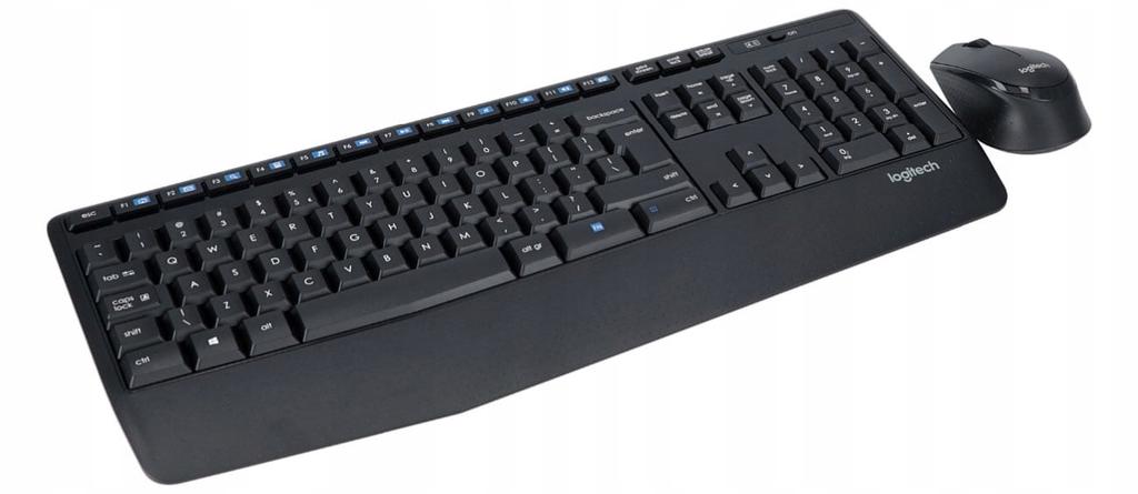 Zestaw bezprzewodowy klawiatura + mysz Logitech Wireless Combo MK345 czarny