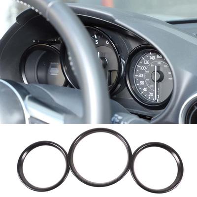 For 2016+ Mazda MX-5 For Fiat 124 Abbas 124Car Front Dashboard Decoration Frame Dial Ring Edge Styling Trim Auto Accessories