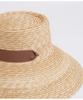 Women's Wide Brim Straw Hat with Ribbon for Beach Vacation and Sun Protection