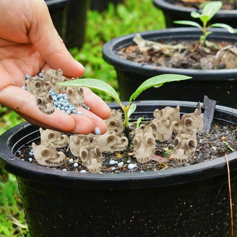 Decorative Stones Plant Rocks 20X Polished Dragon Skull Design Accessories Decoration Crafts For Garden Landscaping Indoor