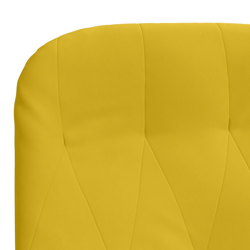 Recliner Chair Mustard Yellow Velvet