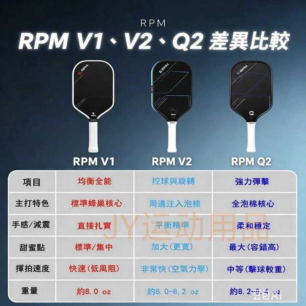 RPM Q2 Widebody Termoformet Kulfiber Pickleball Paddle 14mm/16mm Professionel Konkurrence Paddle