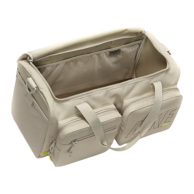 New Nike Fabric Luggage Bag Training Bag Camping Bag Handbags Gym Bags Unisex Light Beige DO6612-230