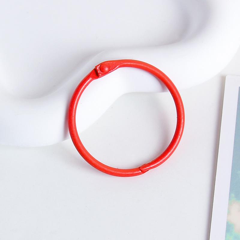 45mm Candy Color Open Card Ring for DIY Jewelry and Keychains