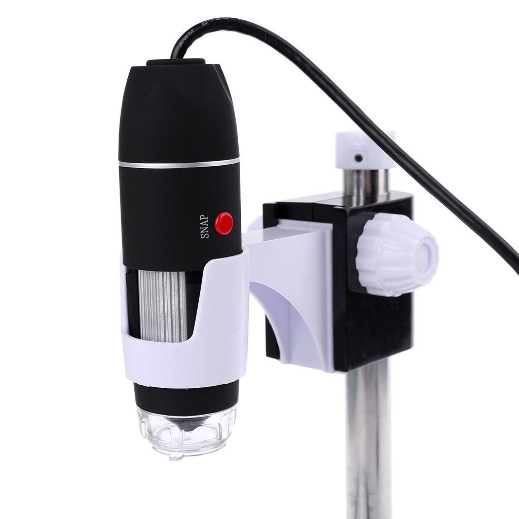 Upgraded Magnification Endoscope Usb Microscope Height Adjustment 40-1600X Inspection Tool 8 White Light LED Source