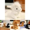White Pony Plush Keychain With Pp Cotton Filling For Kids Backpack Decoration