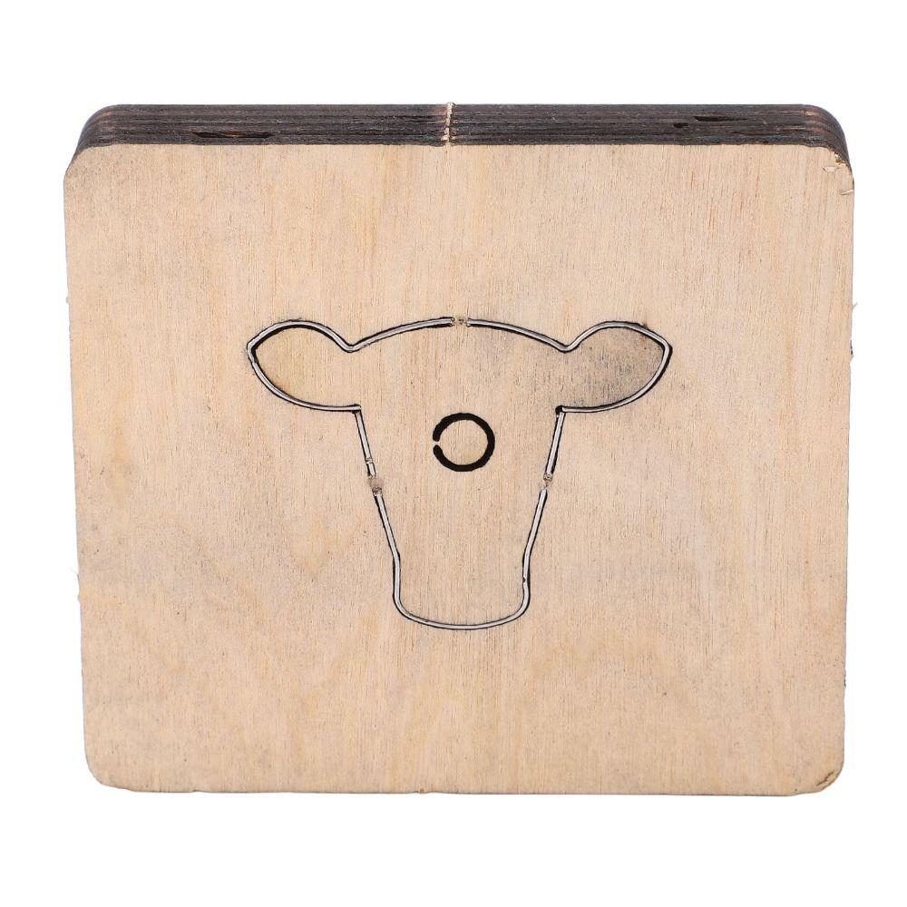 Bull Head Shape Leather Cutting Die Alloy Steel Craft Tool DIY Punch Cutter  For Leather Craft