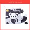 Baby Animal Tail Cloth Book With Crab Koala Panda Design For Infants And Toddlers